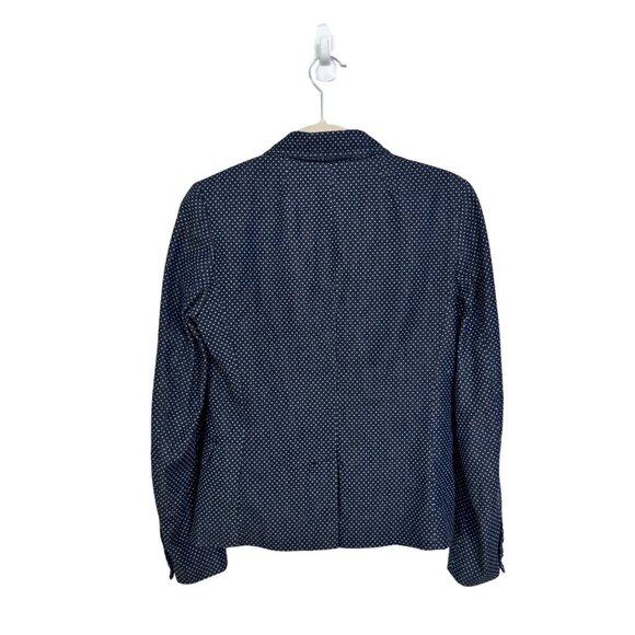 J.Crew schoolboy blazer polka dot size 0 twee coquette light academia collegiate - Picture 2 of 6